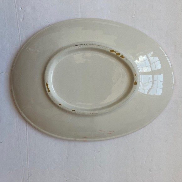 5 Easter Egg Shaped Dishes Floral Pastel Spring Holiday Candy Small Plate 9x6 in - Picture 10 of 12